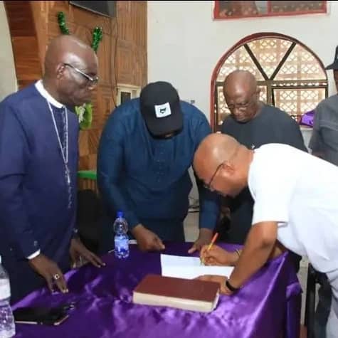 YPP Guber Candidate in Abia Signs Peace Accord; promises to eschew rancour, chaos and violence