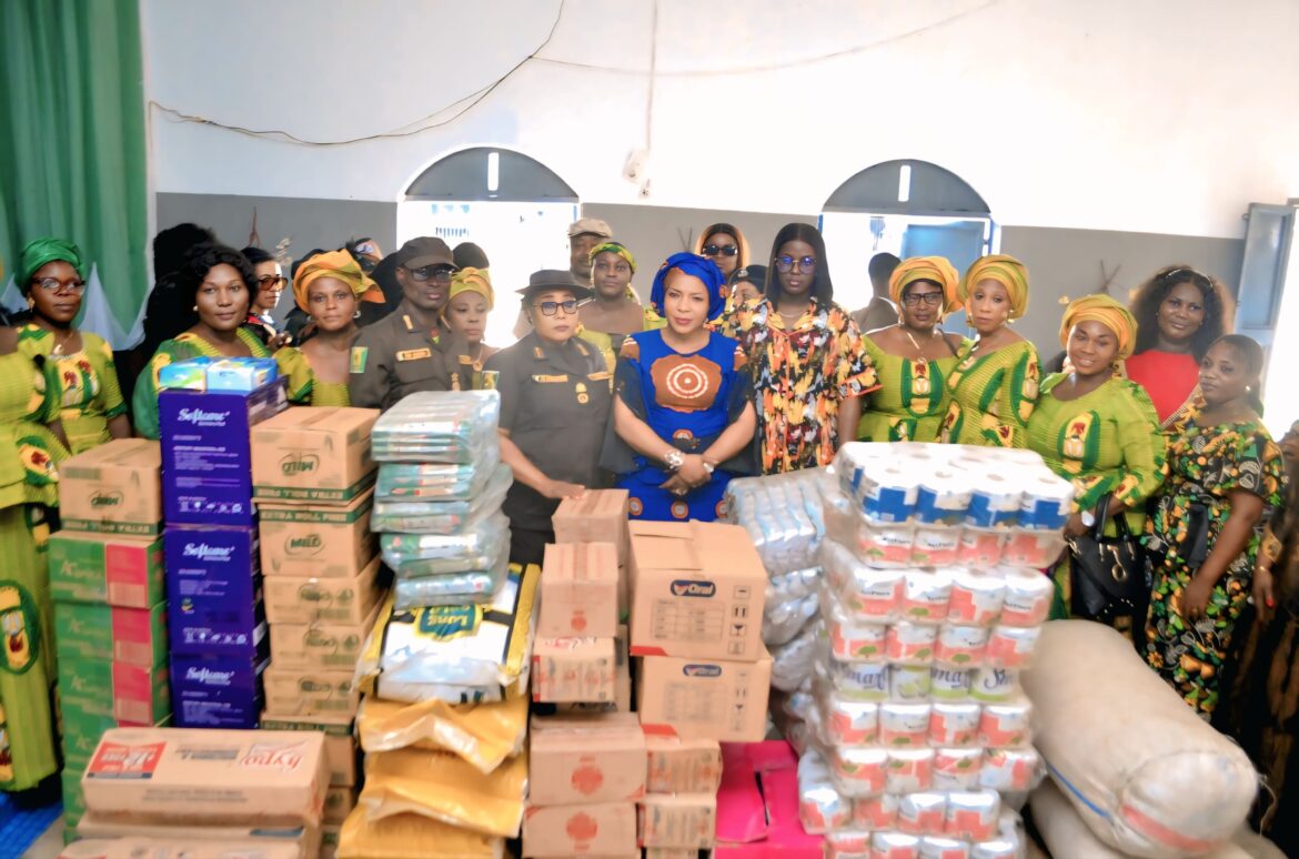 Mrs Otti Takes Message of Charity, Hope, Restoration to Afara Correctional Facility.