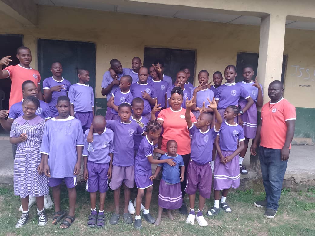 Reach and Touch Charity Initiative donates food items to Special Education Centre for Deaf and Mentally Challenged