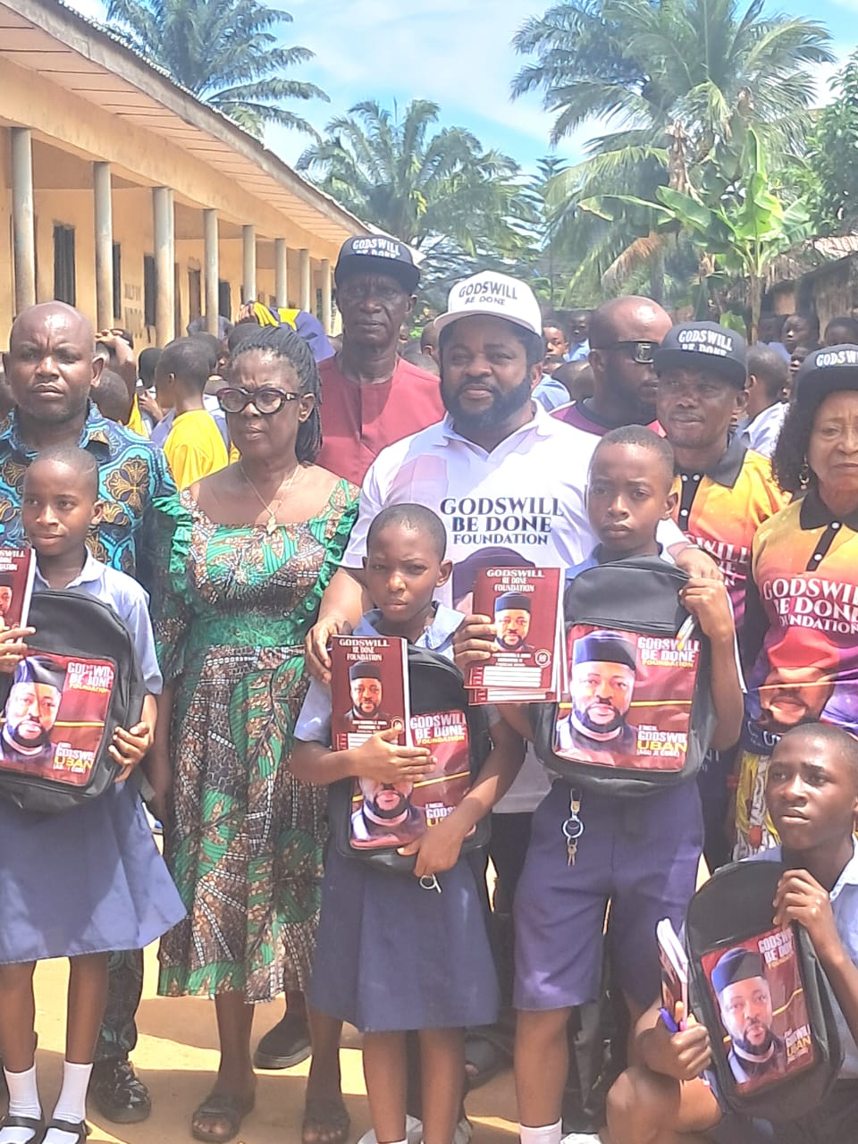 GODSWILL BE DONE Foundation Distributes Over 3,000 Educational Materials Worth Millions of Naira to Schools in Umuahia South, Abia State as part of their Regular Annual Giving Back-to-the-Society for Year 2025