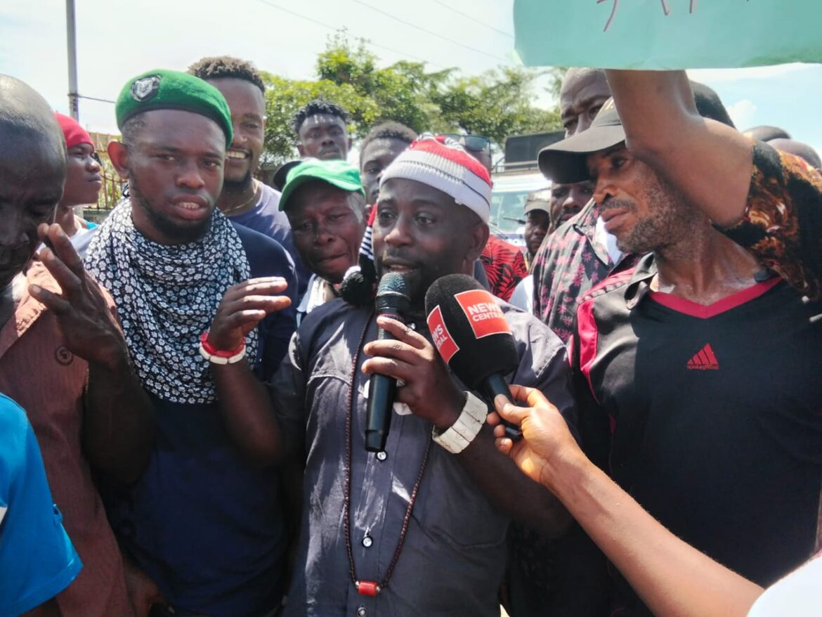 Protesters in Umuahia Join Nationwide Demonstration Demanding Nnamdi Kanu’s Release