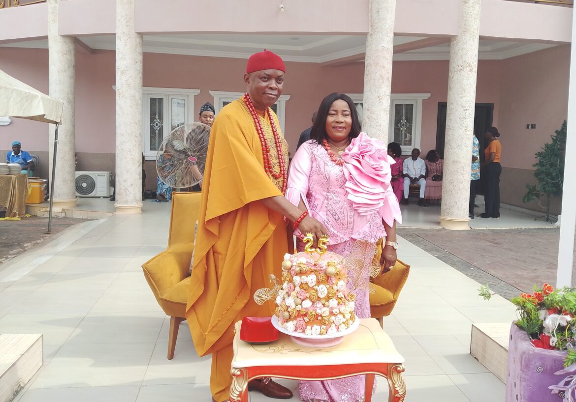APC Chieftain, Mark Ugorji Celebrates 25 Years of Marriage, Thanks God for Family Preservation