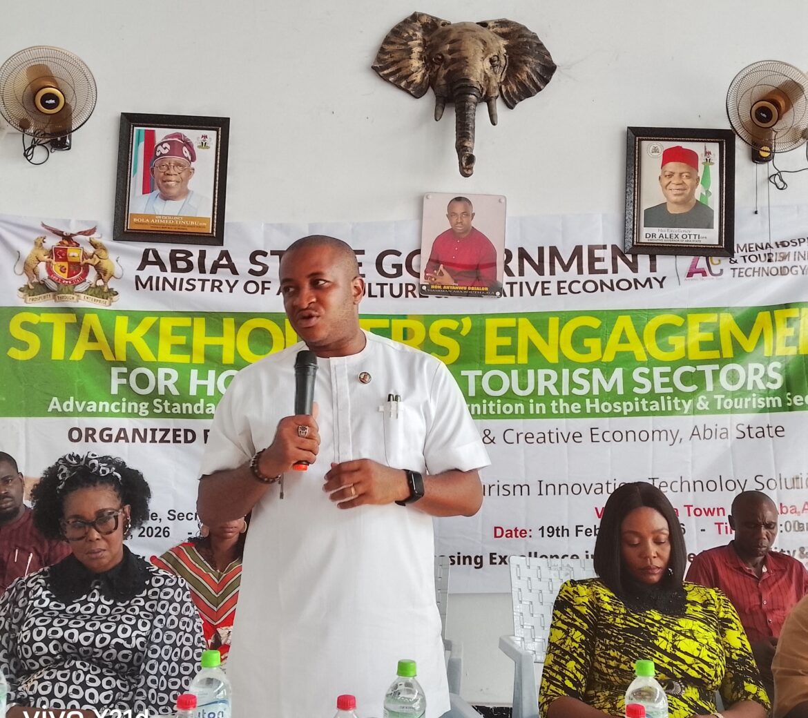 Otti Administration Moves to Standardise Abia Hospitality, Tourism Sector