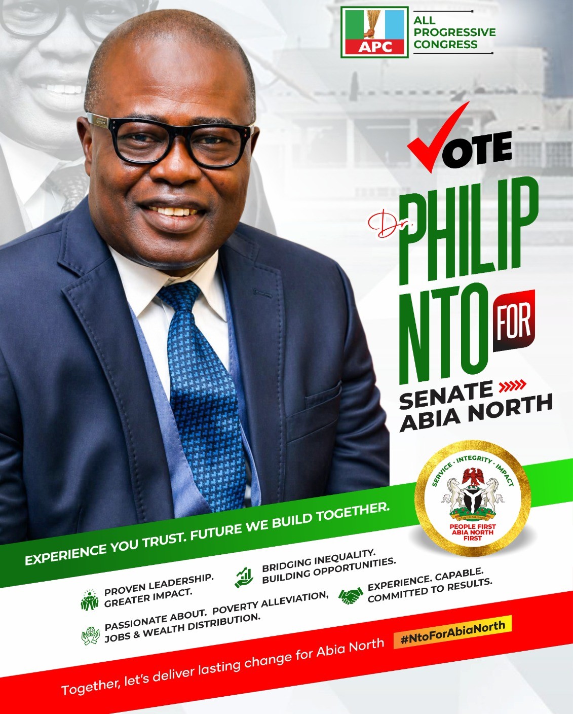 Nto Warns Abia APC Against Handing Structure To Orji Uzor Kalu, Affirms Benjamin Kalu As Leader