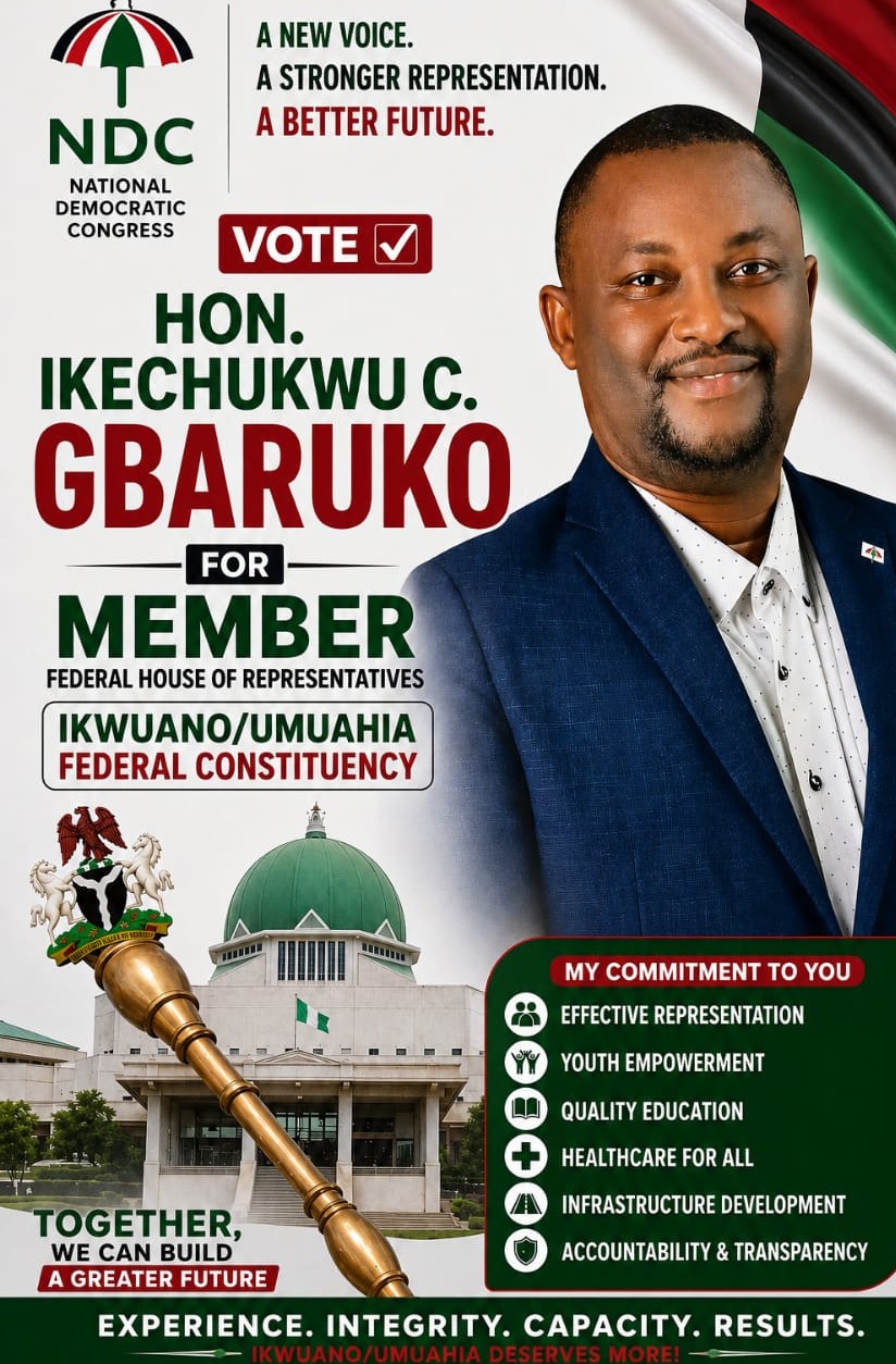 Gbaruko Joins Race for Ikwuano/Umuahia Federal Constituency Seat
