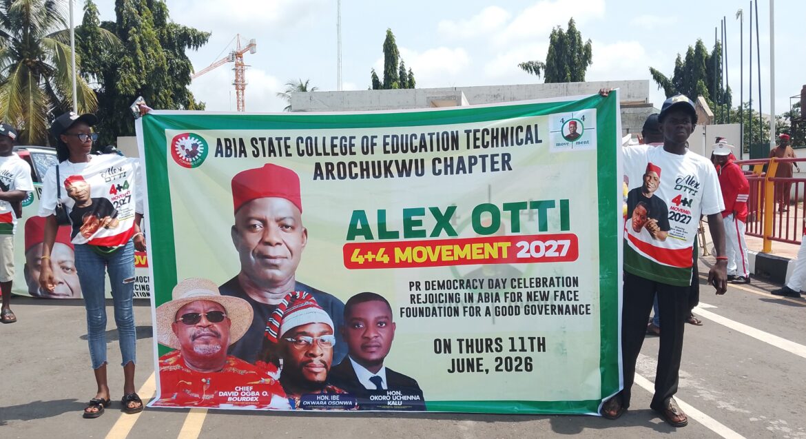 Democracy Day: 4+4 Movement Reaffirms Support for Otti, Calls for Sustained Good Governance