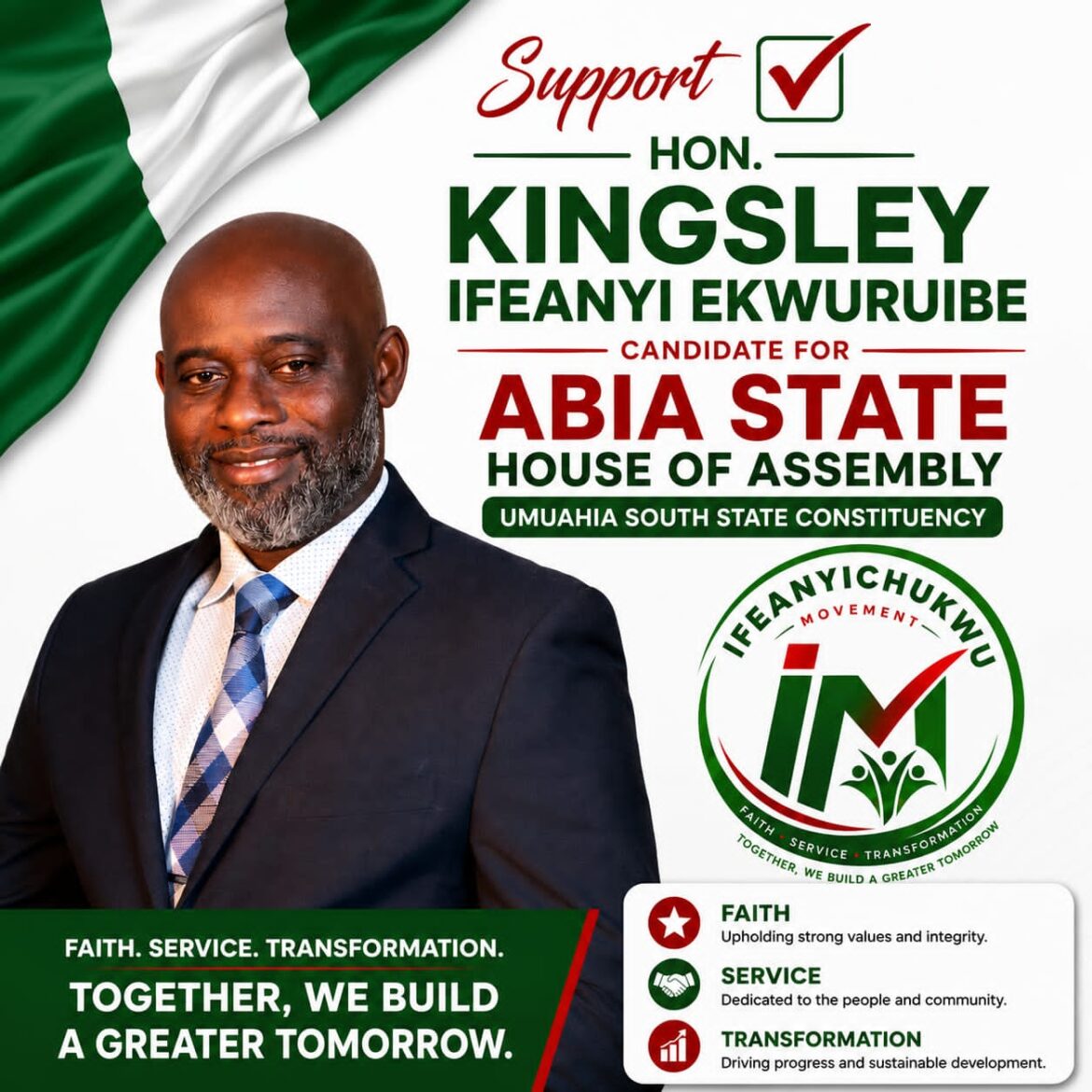 HON. KINGSLEY EKWURUIBE UNVEILS VISION FOR QUALITY REPRESENTATION IN UMUAHIA SOUTH