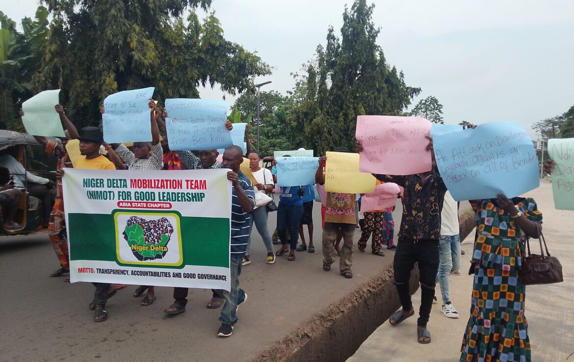 Bende Protesters Give Benjamin Kalu 72 Hours To Withdraw Defamation Suit Against Agoha, Trumps Reacts
